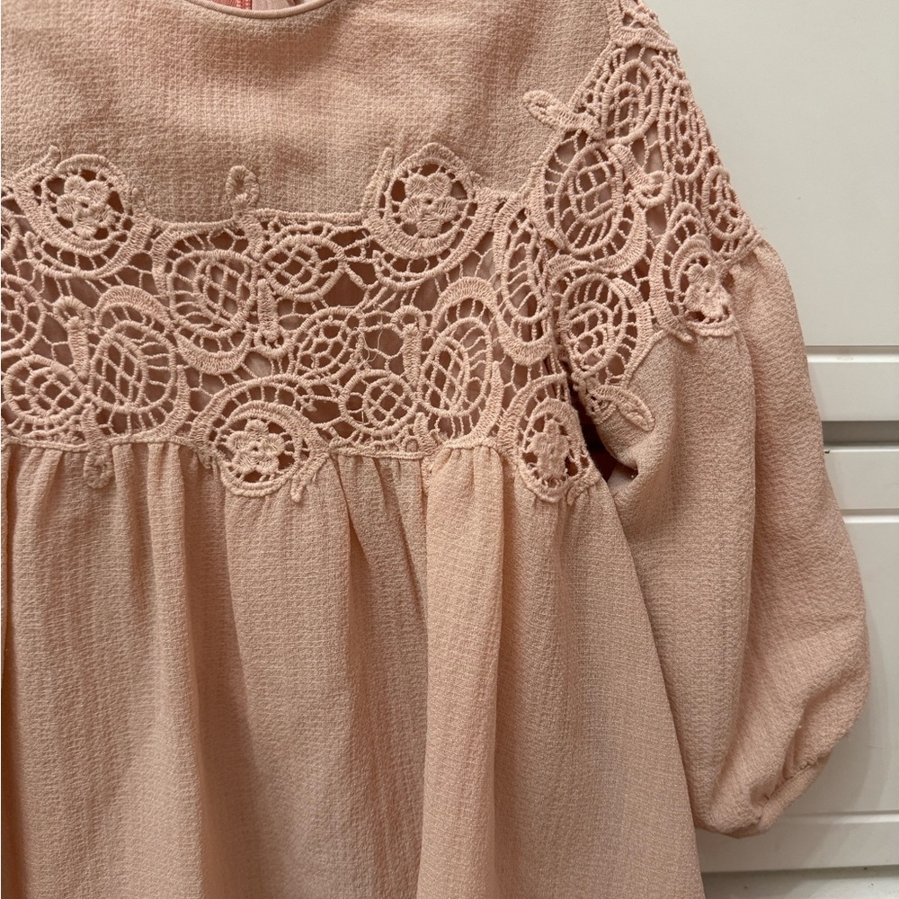 Chloe couture dress with guipure embroidery - Picture 10 of 14